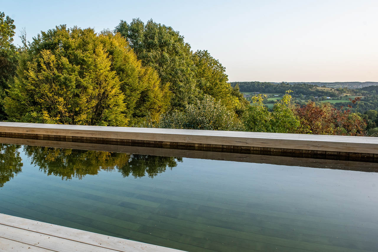 Piscines en bois massif immergé