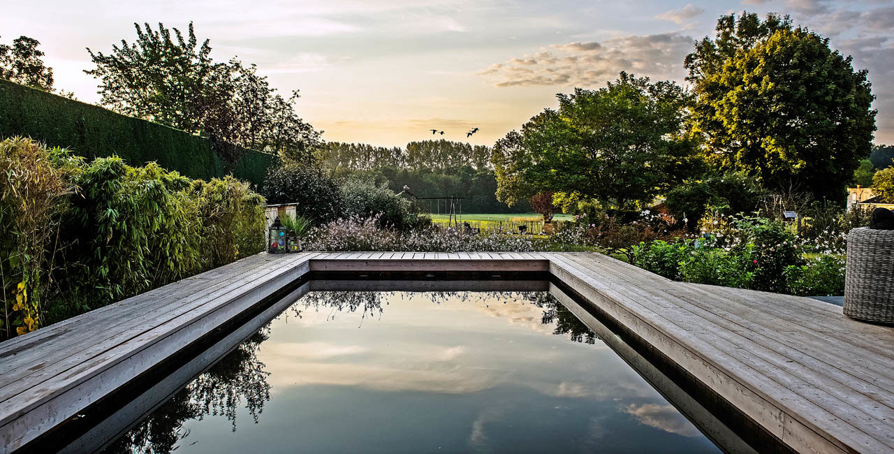 Piscines en bois massif immergé